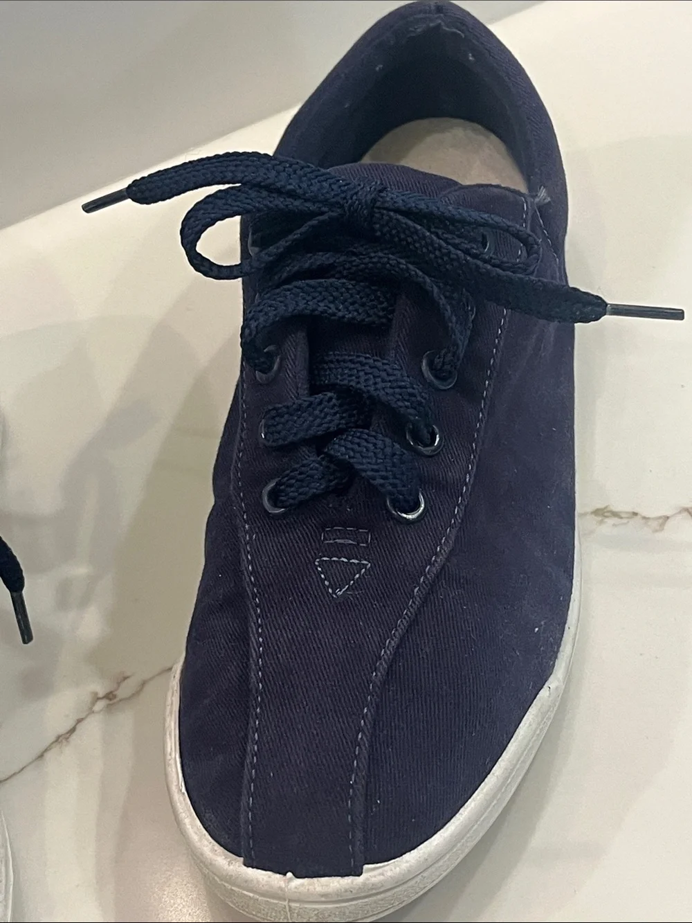 Easy Spirit Anti-Gravity Ladies Navy Lace-Up Sneakers Sz 6 - Picture 2 of 14